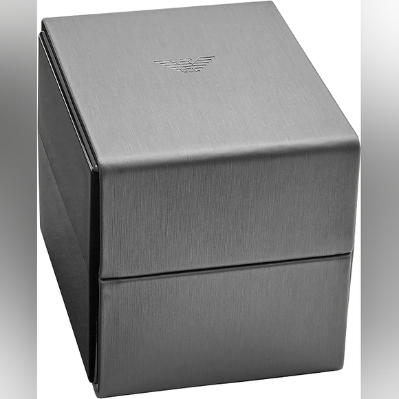 Emporio Armani Luigi AR1982 Automatic Skeleton Dial Leather Strap Men's Watch - Picture 16 of 16